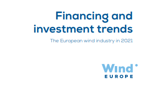 [Wind Europe] 2021년 풍력산업 투자 동향(Financing and investment trends 2021) 썸네일