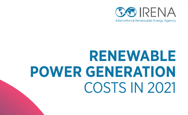 [IRENA] 2021년 재생에너지 발전 비용 보고서(Renewable Power Generation Costs in 2021) 썸네일
