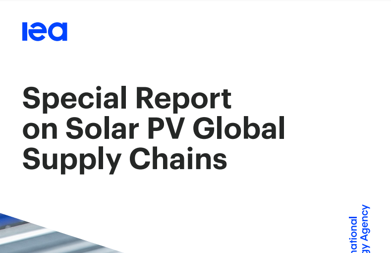 [IEA] 글로벌 태양광 공급망 보고서(Special Report on Solar PV Global Supply Chains) 썸네일