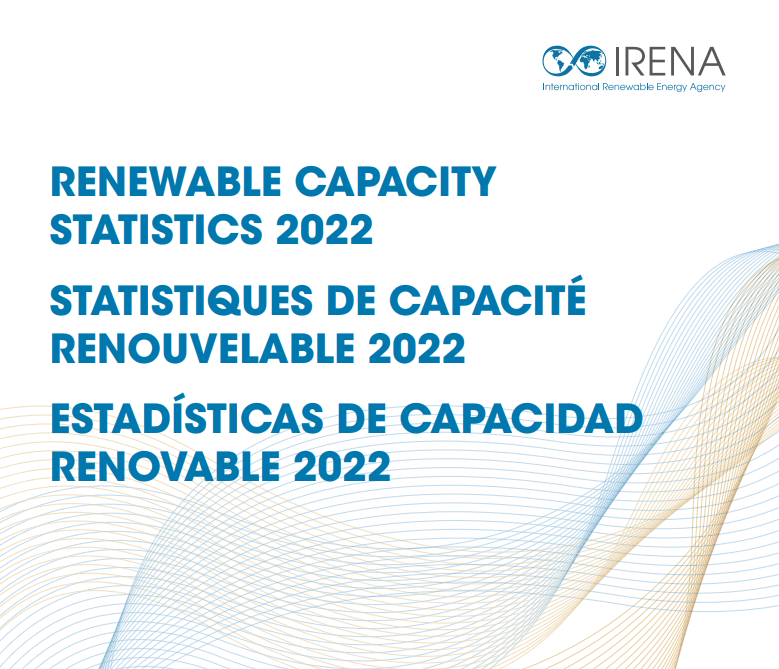 [IRENA] 2021년 재생에너지 용량 통계(Renewable Capacity Statistics 2022) 썸네일