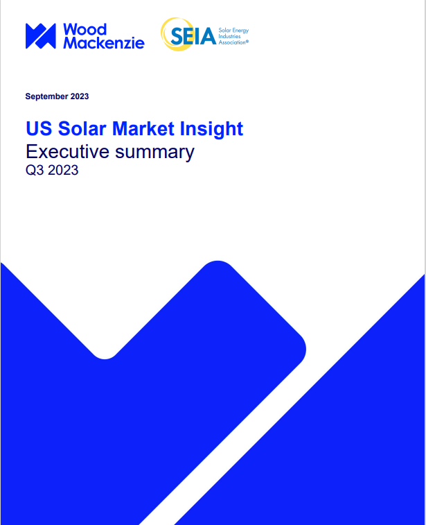 [SEIA] 2023년 3분기 미국 태양광 시장 동향(U.S. Solar Market Insight Report 2023 Q3) 썸네일