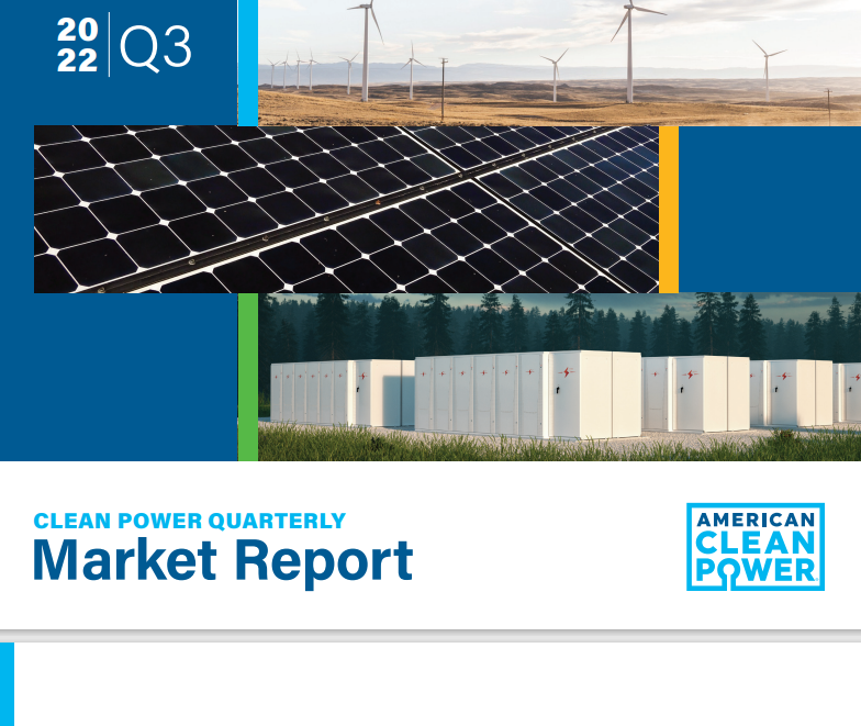 [ACP] 2022년 3분기 청정전력시장 보고서(Clean Power Quarterly Market Report 2022 Q3) 썸네일
