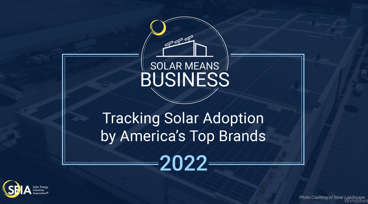 [SEIA] 2022년도 상반기 미국 상업용태양광 동향(Tracking Solar Adoption by America's Top Brands 2022) 썸네일